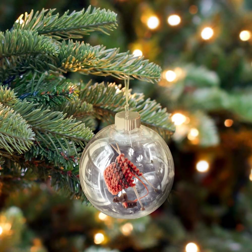 Knitting Christmas Ornament Handmade Christmas Tree Decorations Cute Christmas Decor Gifts - DigiVirt