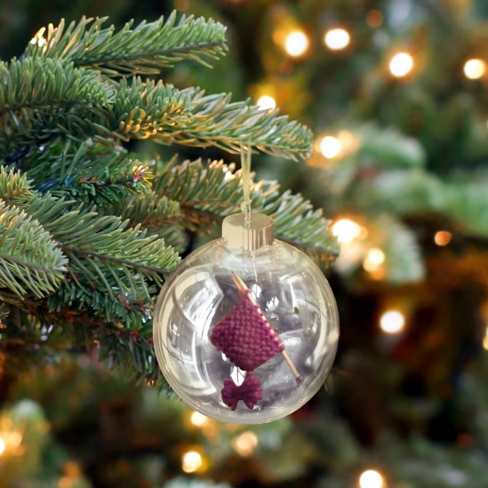 Knitting Christmas Ornament Handmade Christmas Tree Decorations Cute Christmas Decor Gifts - DigiVirt