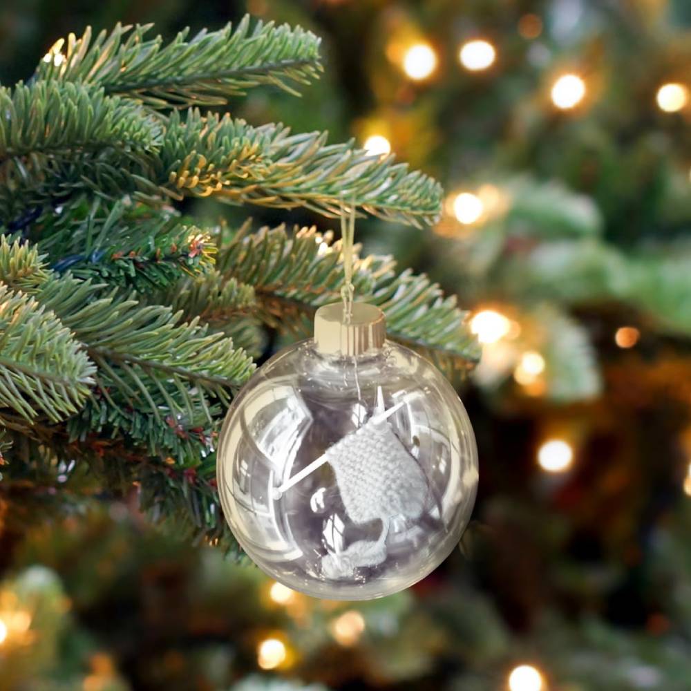 Knitting Christmas Ornament Handmade Christmas Tree Decorations Cute Christmas Decor Gifts - DigiVirt
