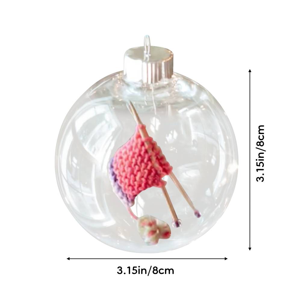 Knitting Christmas Ornament Handmade Christmas Tree Decorations Cute Christmas Decor Gifts - DigiVirt