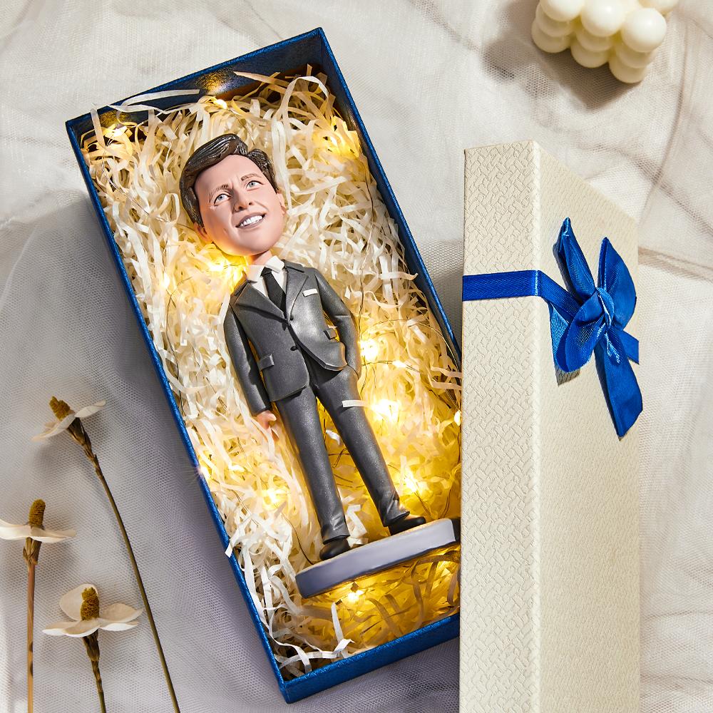 Man Trousers Humor Custom Bobblehead With Engraved Text - DigiVirt
