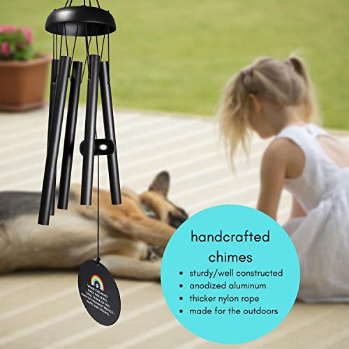 Memorial Wind Chimes - Sympathy Wind Chimes - Wind Chimes for Loss of Loved One - Wind Chimes for Loss of Loved One Prime - Grief Gifts - Soothing Tones - Bereavement - Bronze 29” - DigiVirt