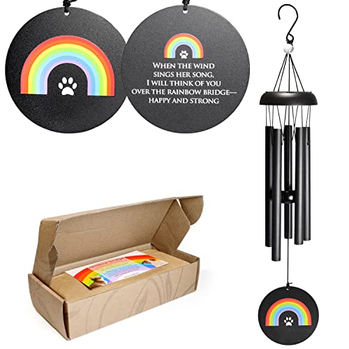 Memorial Wind Chimes - Sympathy Wind Chimes - Wind Chimes for Loss of Loved One - Wind Chimes for Loss of Loved One Prime - Grief Gifts - Soothing Tones - Bereavement - Bronze 29” - DigiVirt