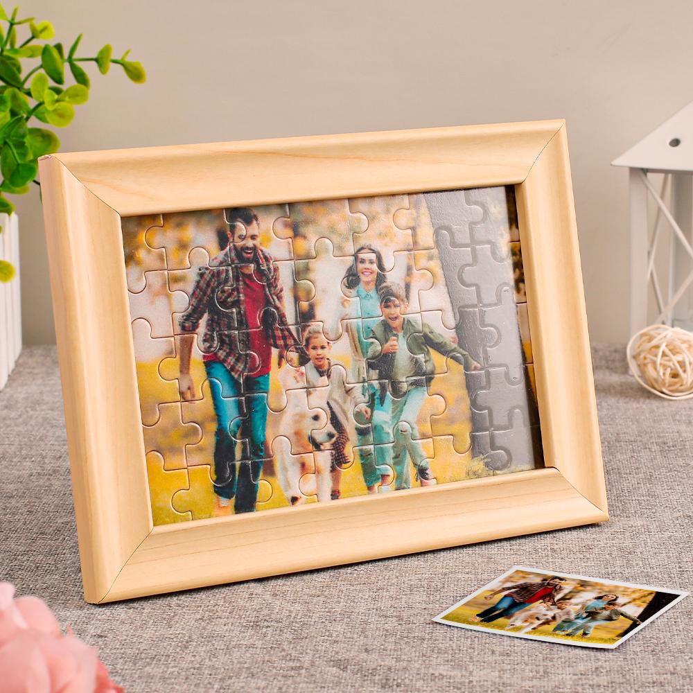 Mother's Day Gifts Personalised Puzzle Frames Custom Photo Puzzles Frame Ornaments - DigiVirt