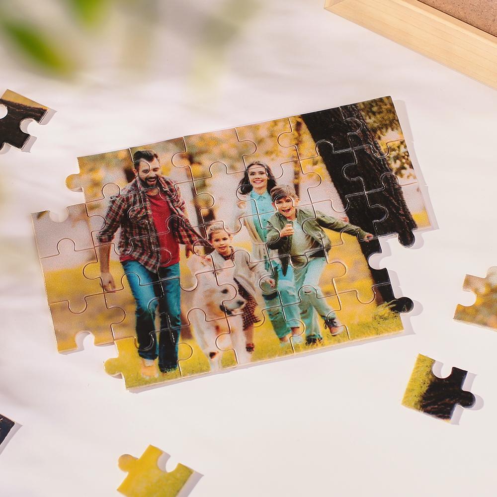Mother's Day Gifts Personalised Puzzle Frames Custom Photo Puzzles Frame Ornaments - DigiVirt