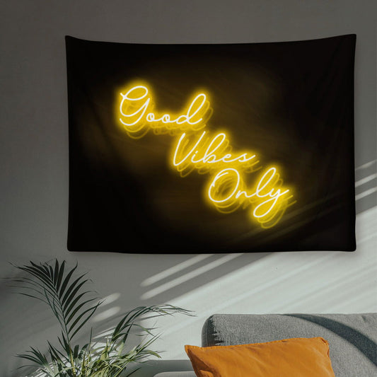 Neon Wall Tapestry Custom Text Short Plush Wall Decor Hanging Painting - DigiVirt