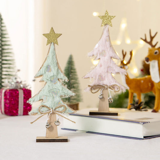 New Christmas Decorations DIY Christmas Wooden Ornaments Christmas Tree Bar Window Ornaments Christmas Gifts - DigiVirt