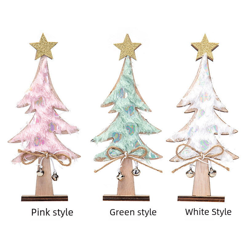 New Christmas Decorations DIY Christmas Wooden Ornaments Christmas Tree Bar Window Ornaments Christmas Gifts - DigiVirt