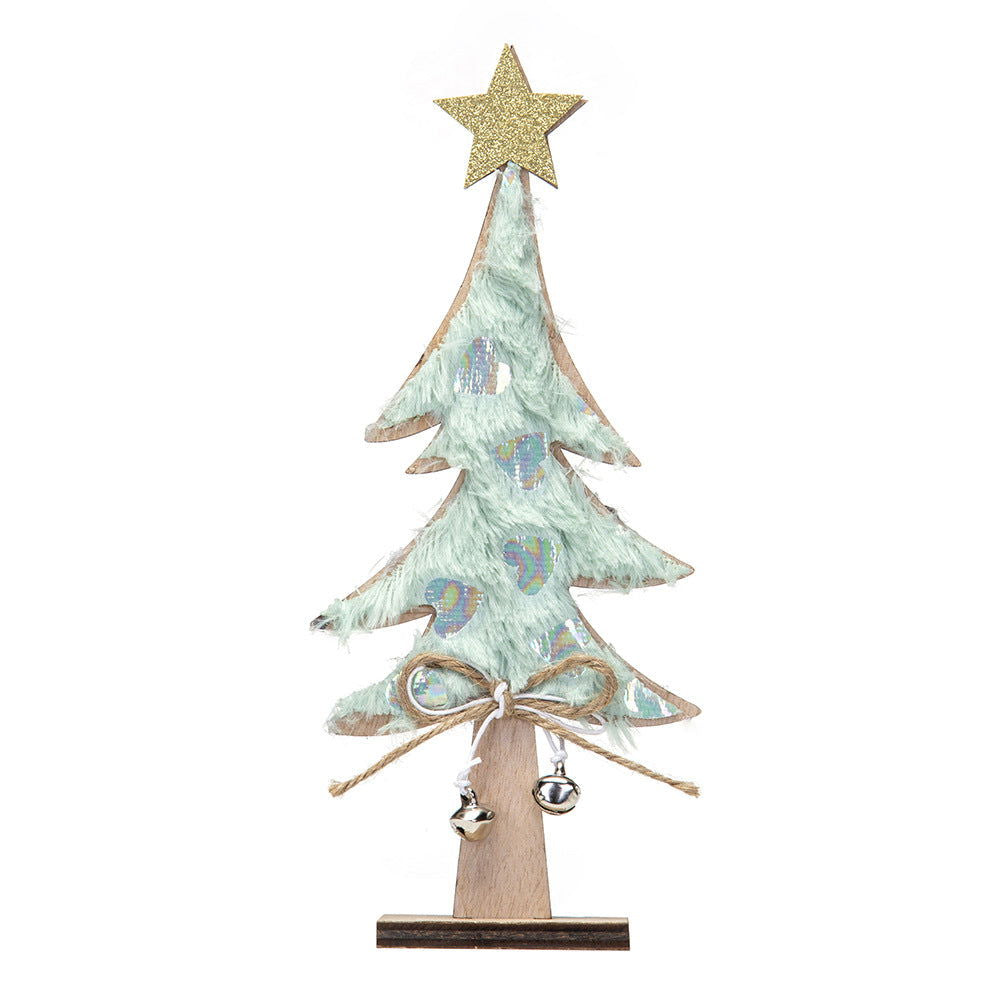 New Christmas Decorations DIY Christmas Wooden Ornaments Christmas Tree Bar Window Ornaments Christmas Gifts - DigiVirt
