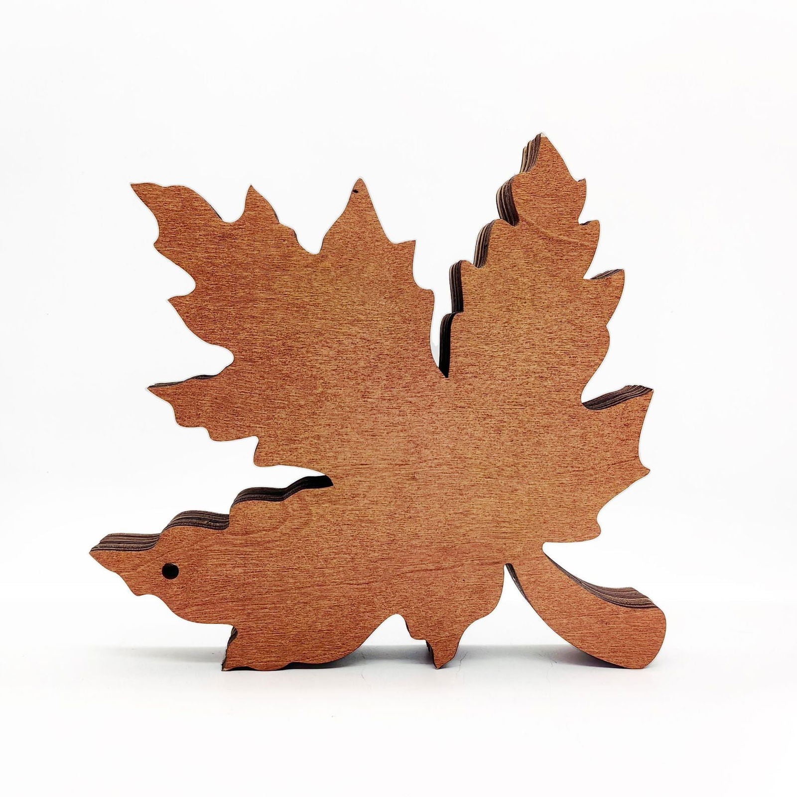 New Wooden Harvest Festival Crafts Wooden Carving Maple Leaf Lighting Ornaments Thanksgiving Home Desktop Decorations - DigiVirt