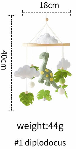 Baby Bed Bell Children's Coax Bed Head Rattle Baby Soothing Wind Chimes Bed Hanging Toys Baby Rattle