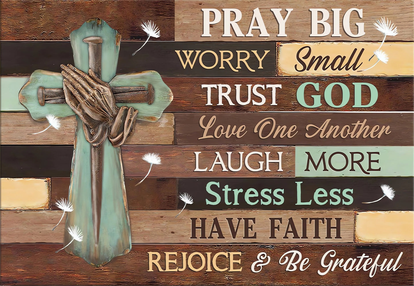 Christian Wall Art Faith Pray Decorative Painting Canvas Decorative Painting