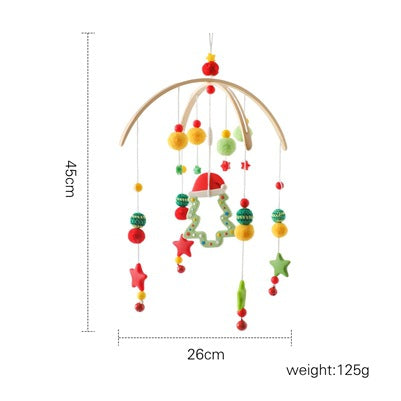 Baby Bed Bell Children's Coax Bed Head Rattle Baby Soothing Wind Chimes Bed Hanging Toys Baby Rattle