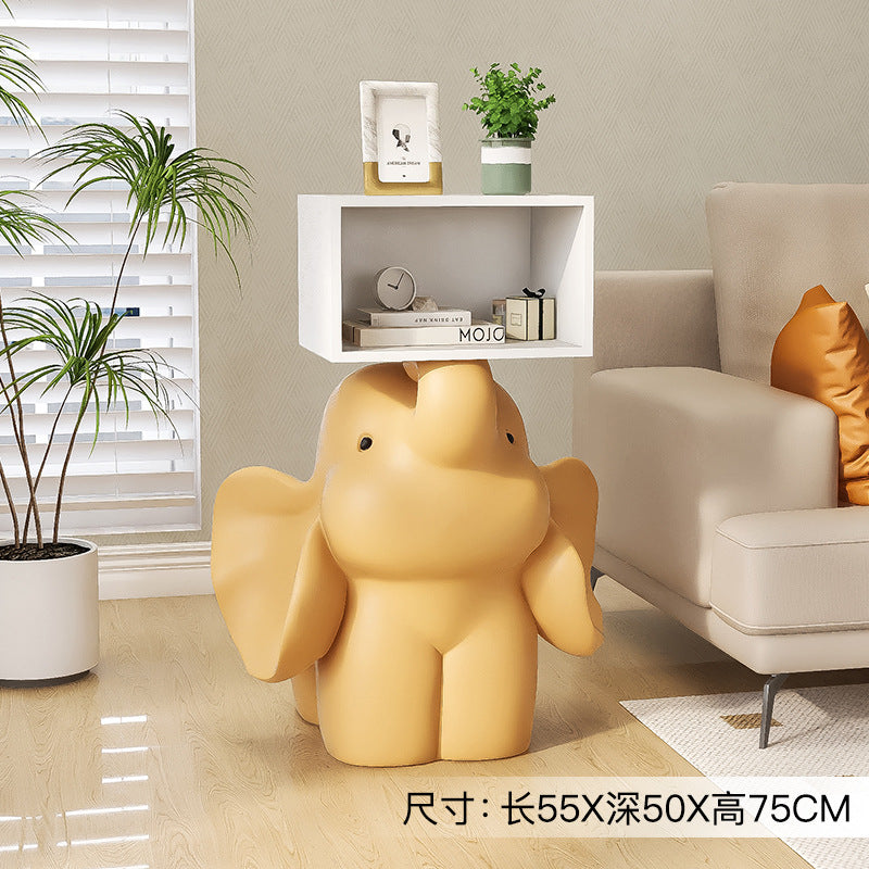 Cartoon Bear Children's Room Bedroom Bedside Cabinet Storage Cabinet Ornaments Living Room Sofa Side Home Decorations