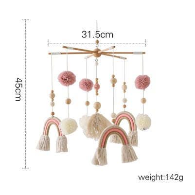 Baby Bed Bell Children's Coax Bed Head Rattle Baby Soothing Wind Chimes Bed Hanging Toys Baby Rattle