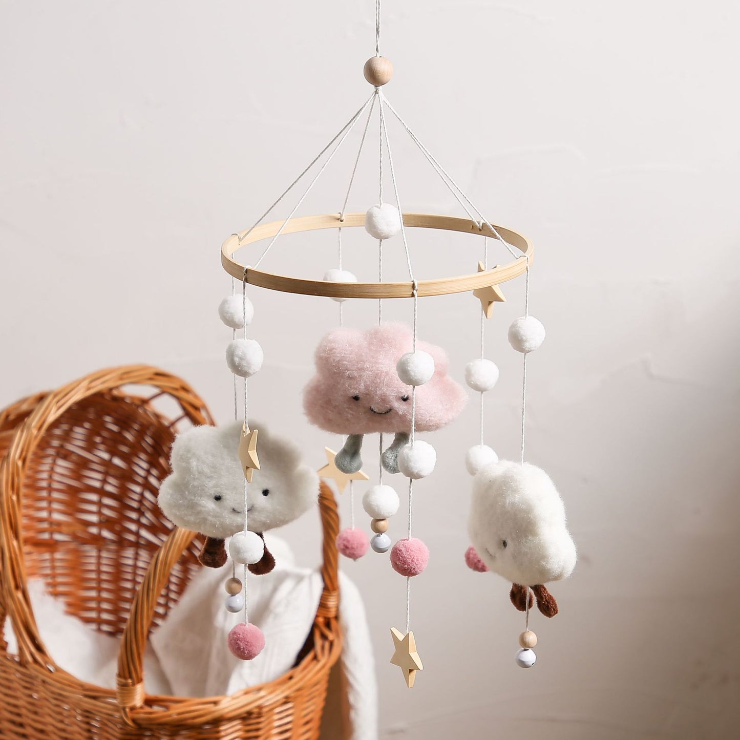 Baby Bed Bell Children's Coax Bed Head Rattle Baby Soothing Wind Chimes Bed Hanging Toys Baby Rattle