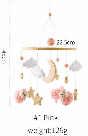 Baby Bed Bell Children's Coax Bed Head Rattle Baby Soothing Wind Chimes Bed Hanging Toys Baby Rattle