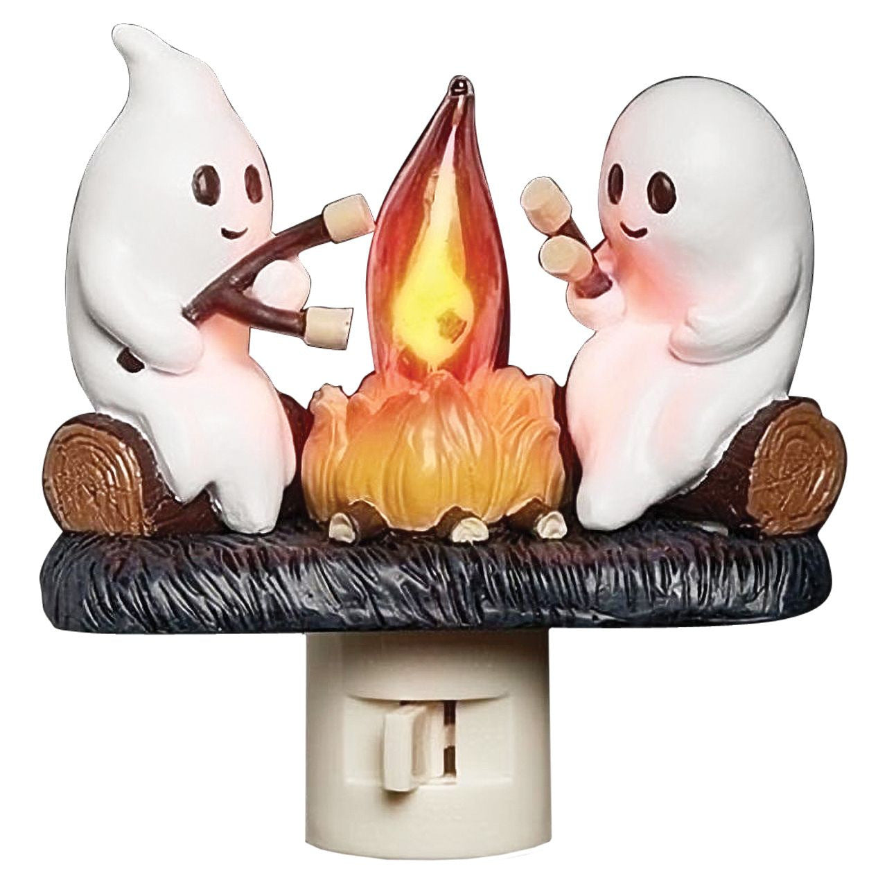 Halloween Ghost Socket Ghost Campfire Flickering Nightlight