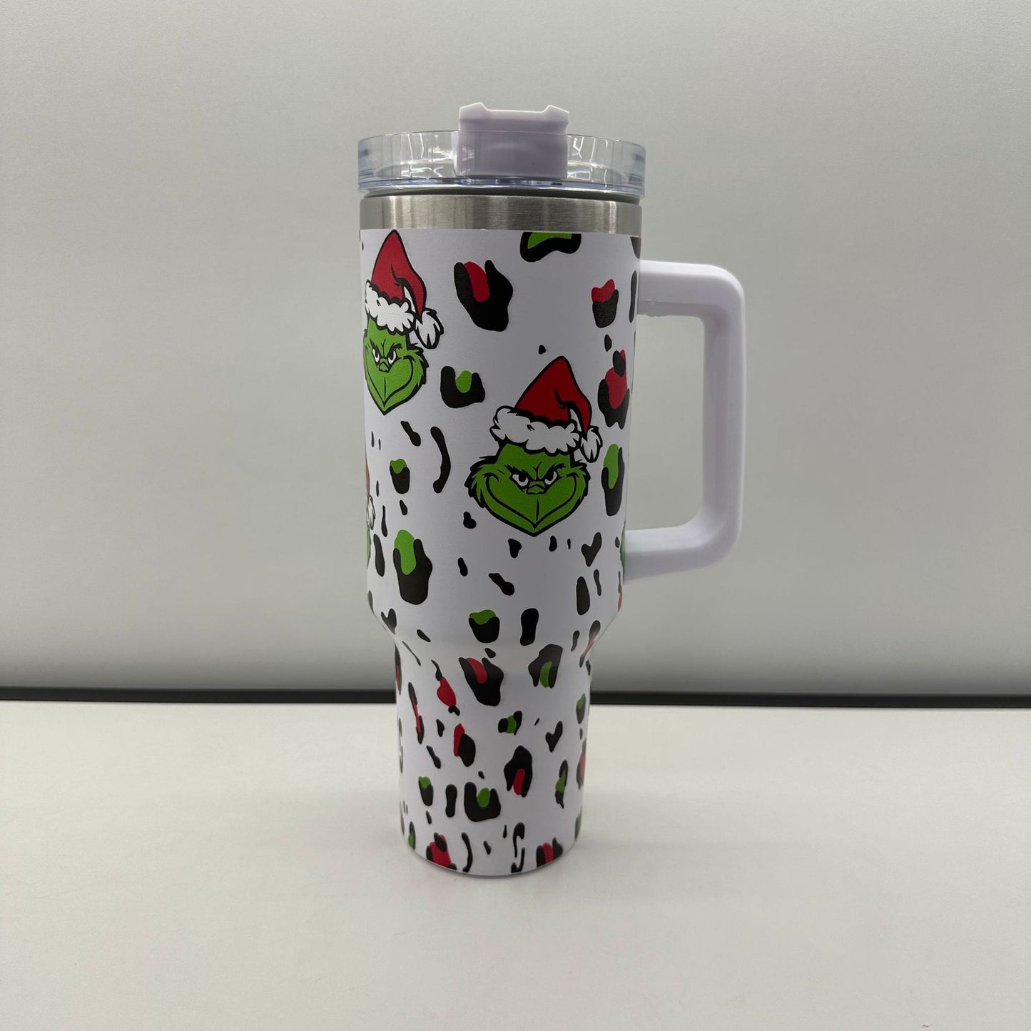 Christmas Grinch Generation 40oz Car Ice Cup 304 Stainless Steel Thermos Cup