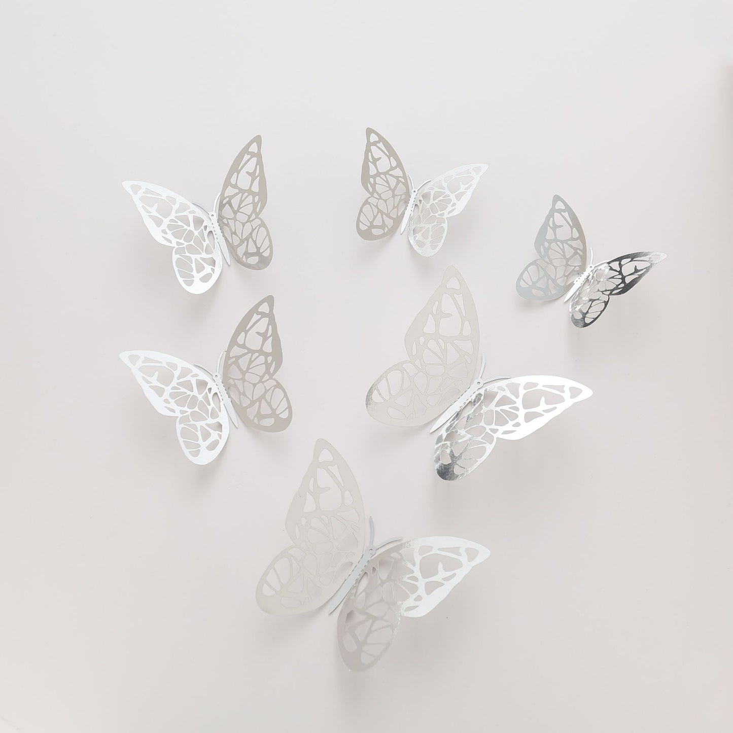 Butterfly 3D Wall Decor Living Room Wall Decoration Hollow Stickers Festival Layout Cartoon Creative Stickers