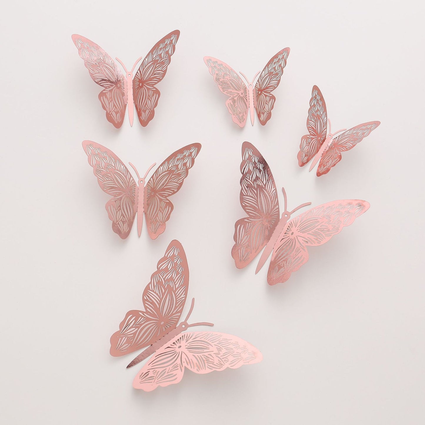 Butterfly 3D Wall Decor Living Room Wall Decoration Hollow Stickers Festival Layout Cartoon Creative Stickers