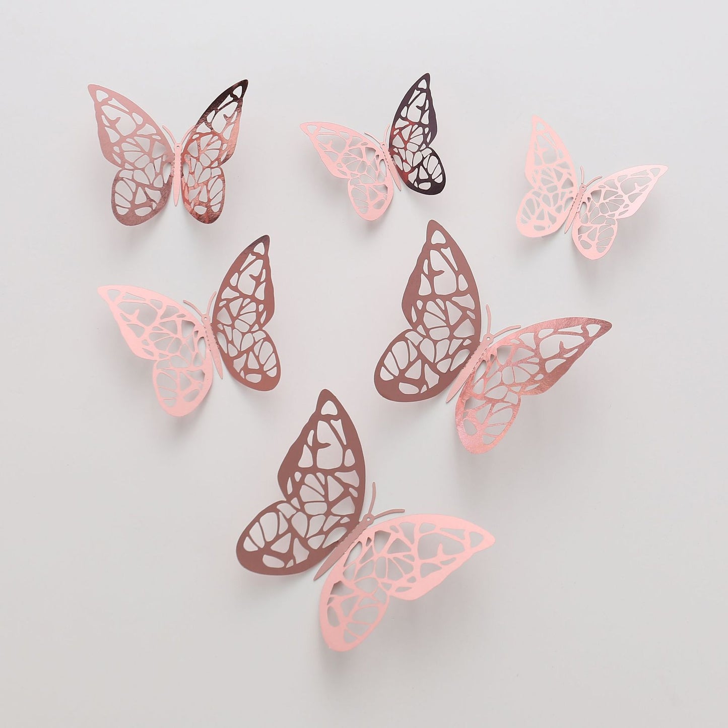 Butterfly 3D Wall Decor Living Room Wall Decoration Hollow Stickers Festival Layout Cartoon Creative Stickers