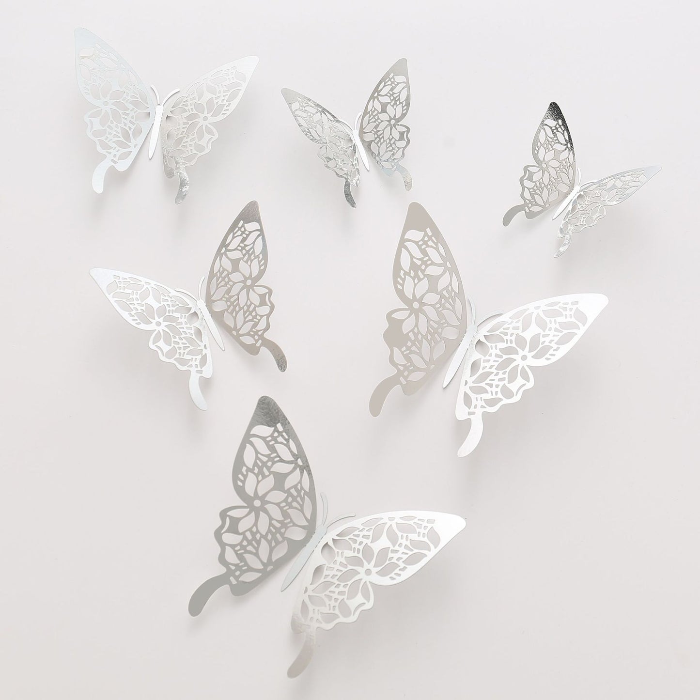 Butterfly 3D Wall Decor Living Room Wall Decoration Hollow Stickers Festival Layout Cartoon Creative Stickers