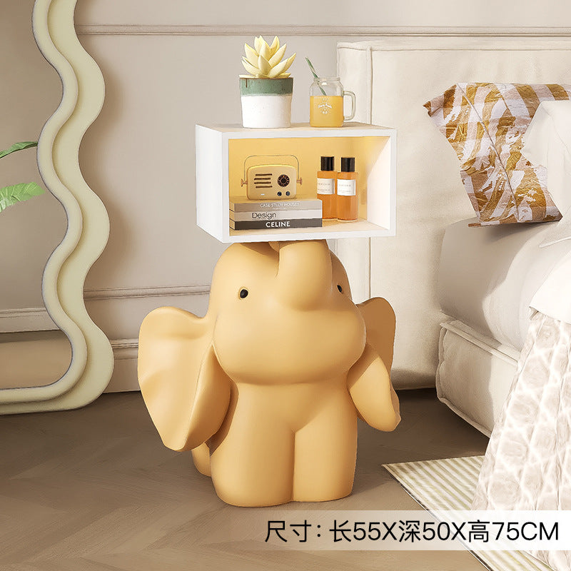 Cartoon Bear Children's Room Bedroom Bedside Cabinet Storage Cabinet Ornaments Living Room Sofa Side Home Decorations