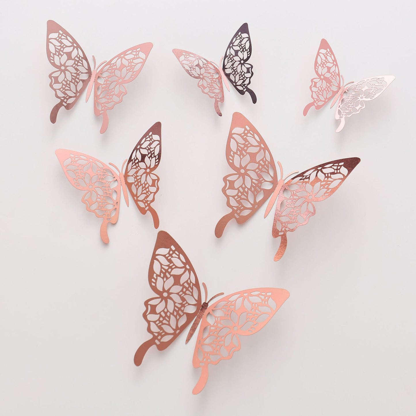 Butterfly 3D Wall Decor Living Room Wall Decoration Hollow Stickers Festival Layout Cartoon Creative Stickers