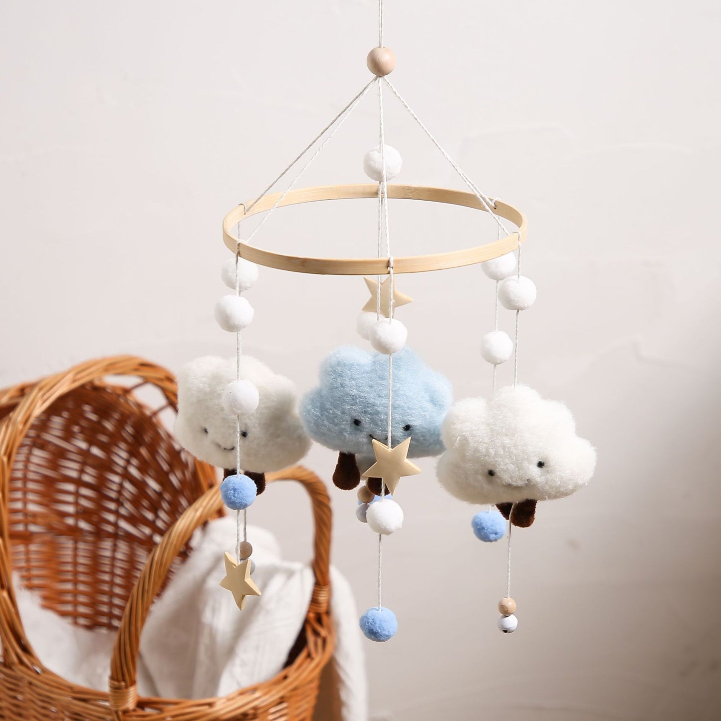 Baby Bed Bell Children's Coax Bed Head Rattle Baby Soothing Wind Chimes Bed Hanging Toys Baby Rattle