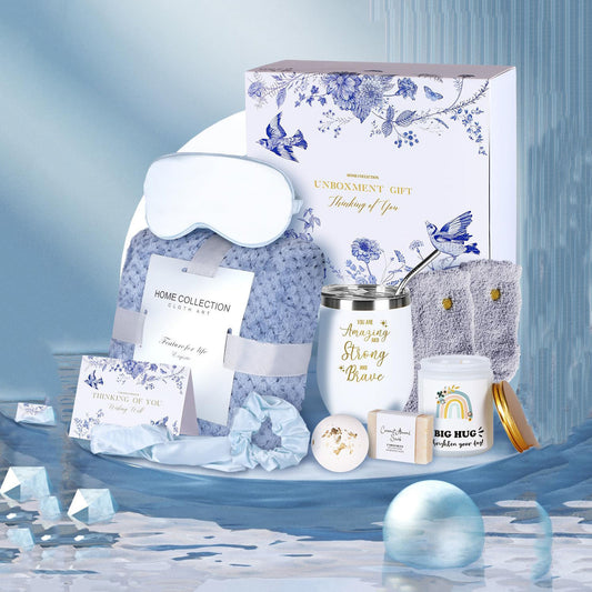 Ladies Gift Set Bath Spa Gift Set For Women Blanket Stainless Steel Cup