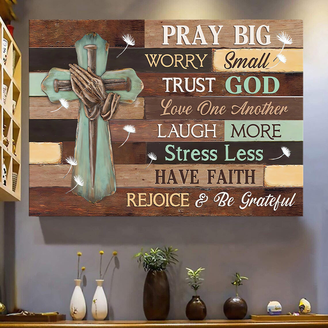 Christian Wall Art Faith Pray Decorative Painting Canvas Decorative Painting