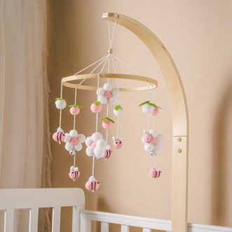 Baby Bed Bell Children's Coax Bed Head Rattle Baby Soothing Wind Chimes Bed Hanging Toys Baby Rattle