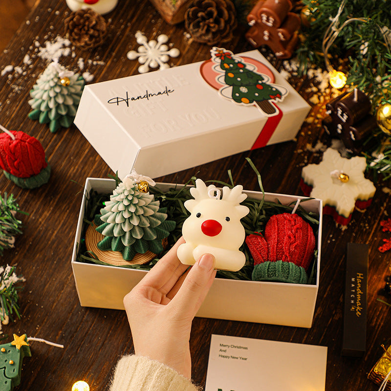 Handmade Scented Candle Sample Creative Handmade Birthday Gift Ornaments Cute Strawberry Shape Accompanying Gift Scented Candle