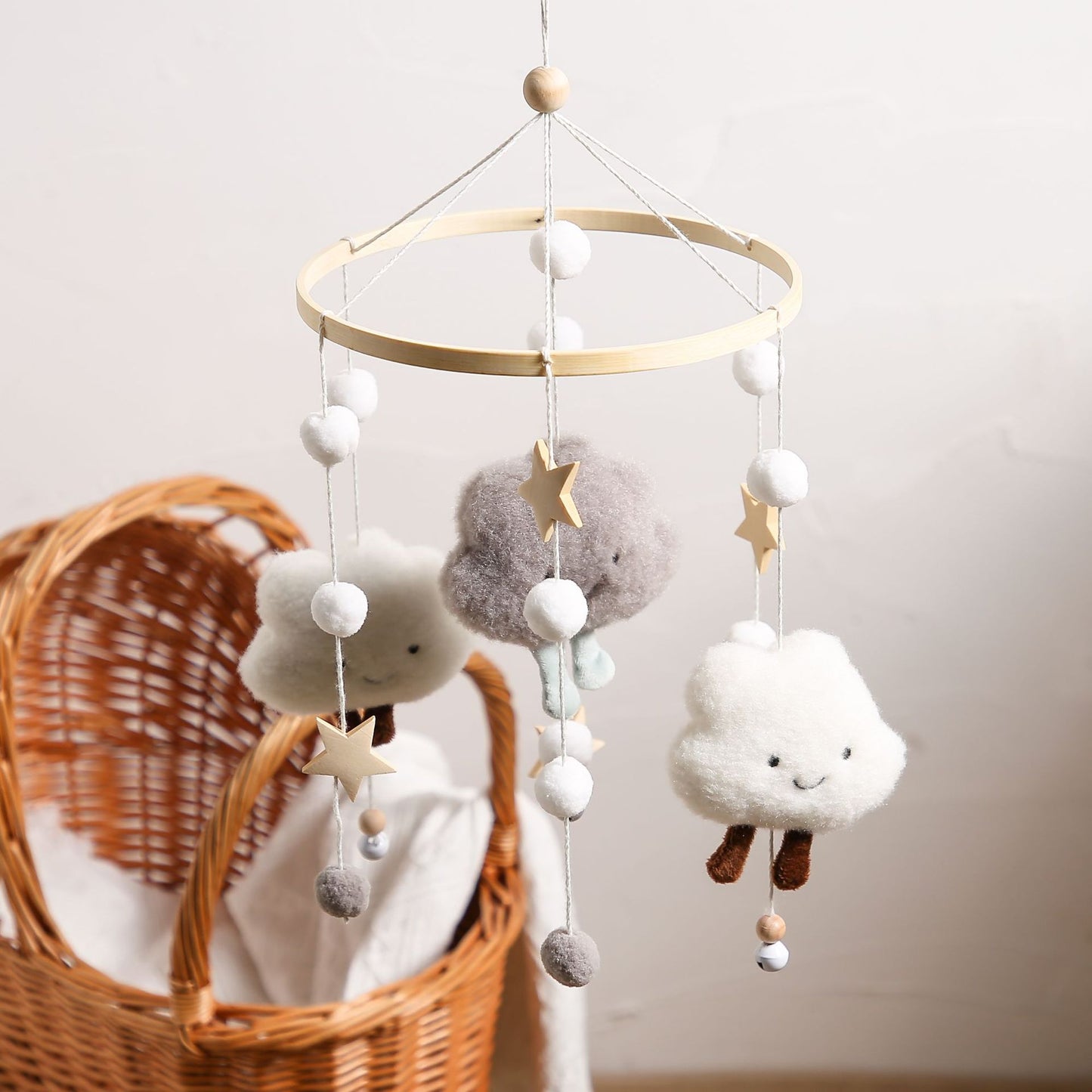 Baby Bed Bell Children's Coax Bed Head Rattle Baby Soothing Wind Chimes Bed Hanging Toys Baby Rattle