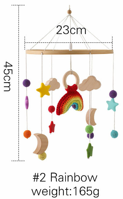 Baby Bed Bell Children's Coax Bed Head Rattle Baby Soothing Wind Chimes Bed Hanging Toys Baby Rattle