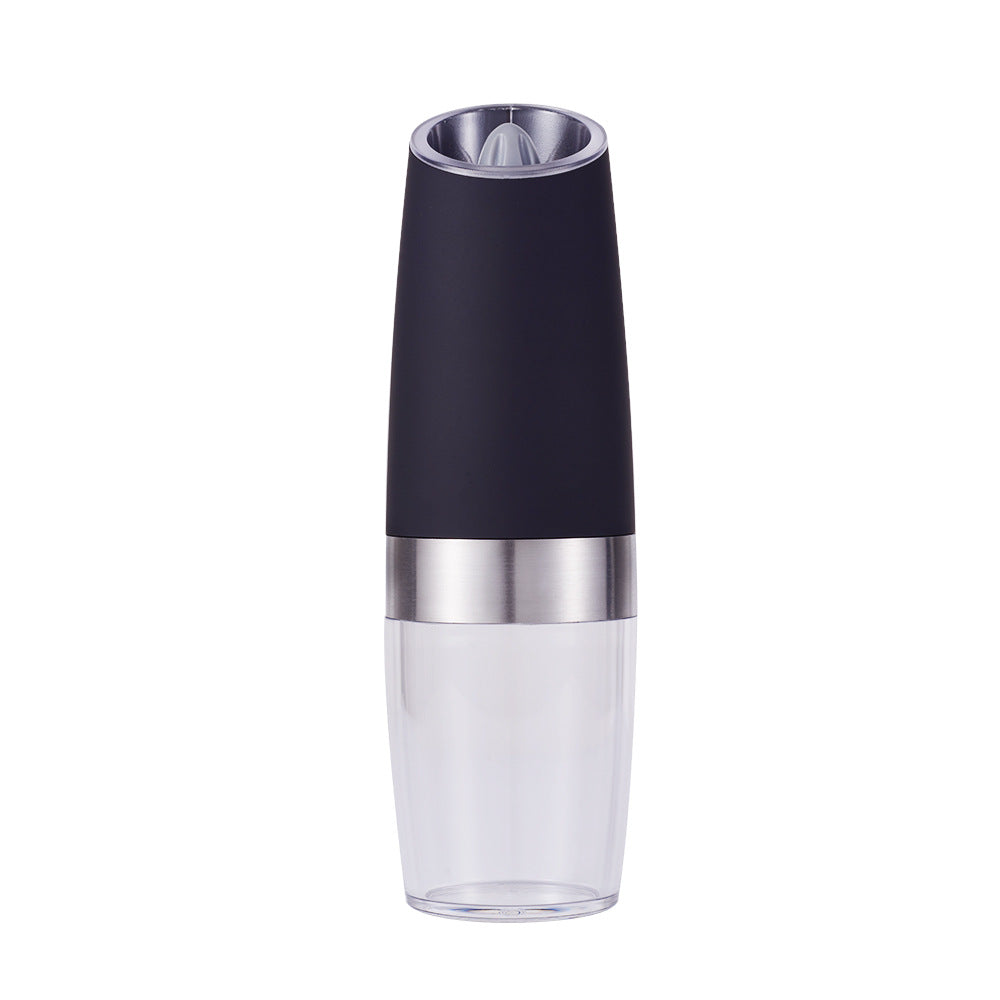 Electric Pepper Grinder Pepper Sea Salt Powder Gravity Induction Stainless Steel Automatic Grinding Bottle