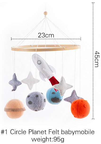 Baby Bed Bell Children's Coax Bed Head Rattle Baby Soothing Wind Chimes Bed Hanging Toys Baby Rattle