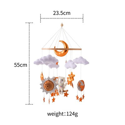 Baby Bed Bell Children's Coax Bed Head Rattle Baby Soothing Wind Chimes Bed Hanging Toys Baby Rattle