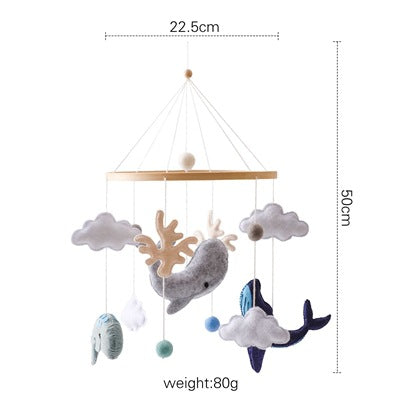 Baby Bed Bell Children's Coax Bed Head Rattle Baby Soothing Wind Chimes Bed Hanging Toys Baby Rattle