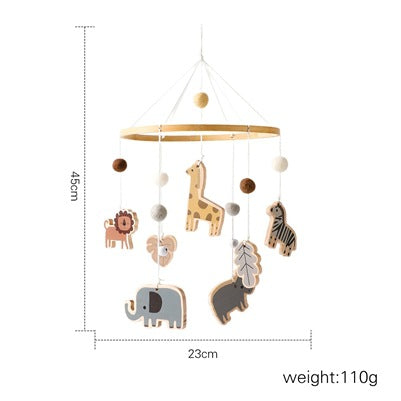 Baby Bed Bell Children's Coax Bed Head Rattle Baby Soothing Wind Chimes Bed Hanging Toys Baby Rattle