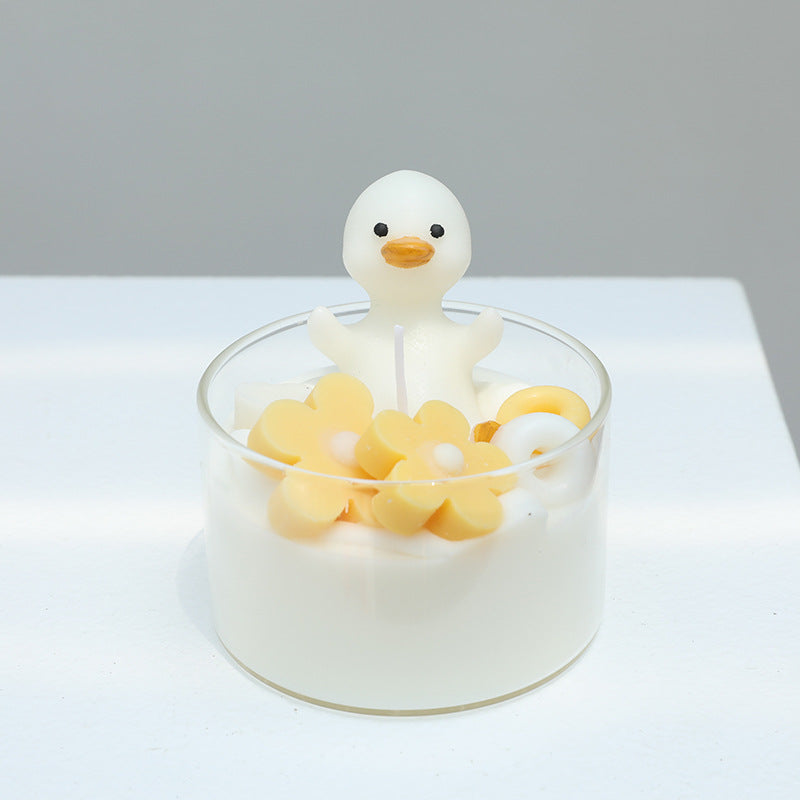 Handmade Scented Candle Sample Creative Handmade Birthday Gift Ornaments Cute Strawberry Shape Accompanying Gift Scented Candle