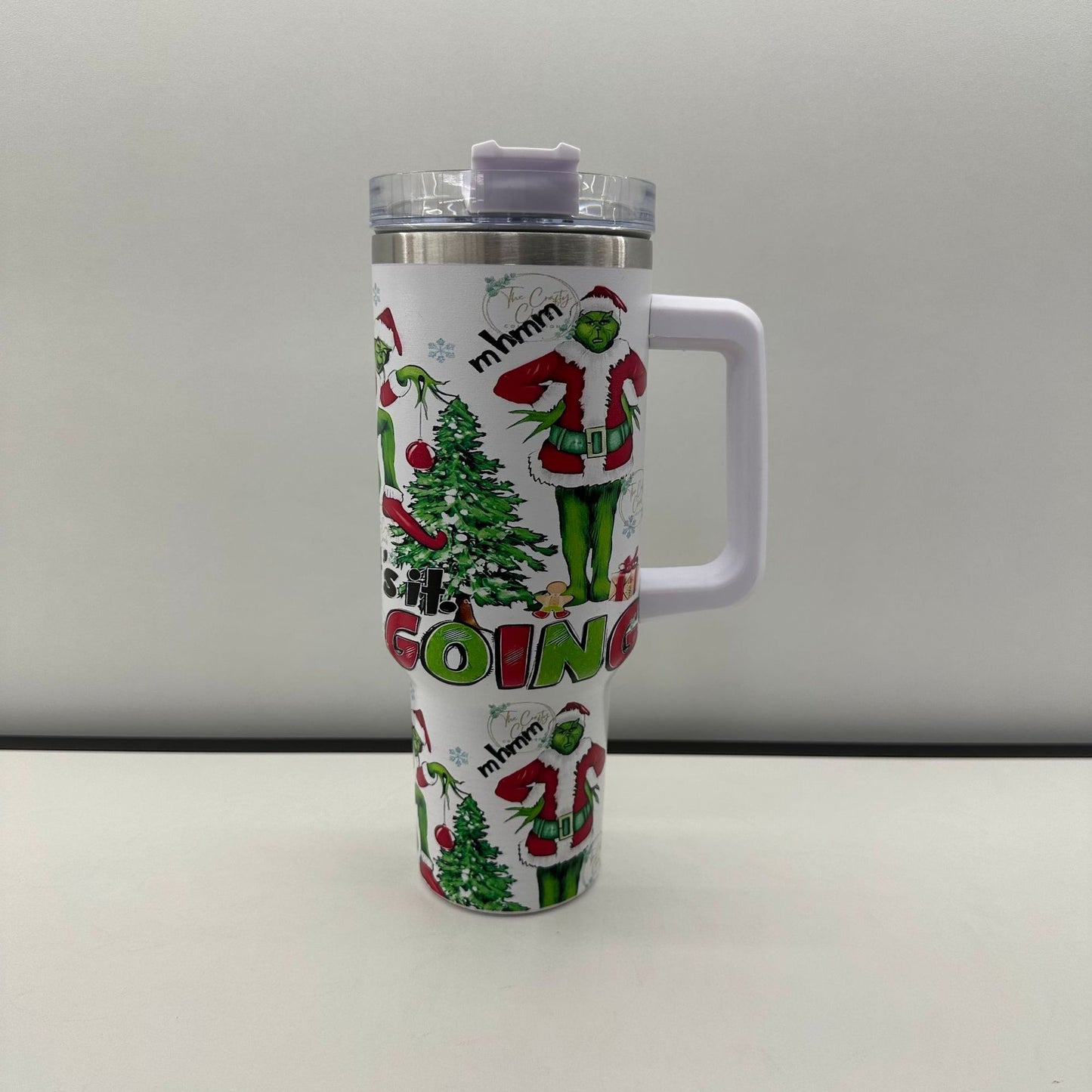 Christmas Grinch Generation 40oz Car Ice Cup 304 Stainless Steel Thermos Cup