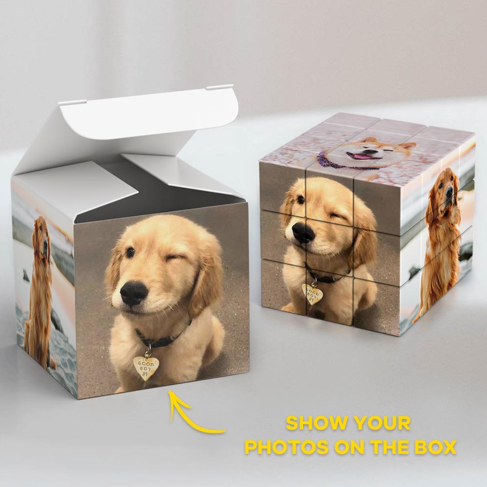 Personalised Magic Cube Picture Cube Gift For Dad - DigiVirt