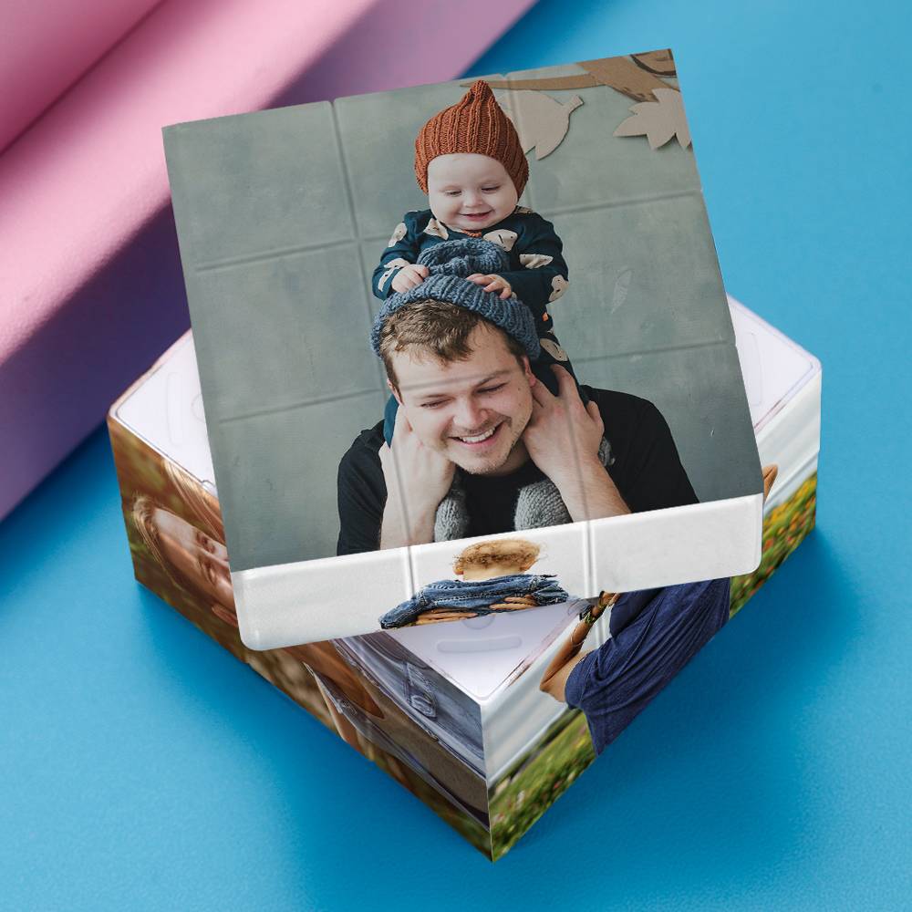 Personalised Magic Cube Picture Cube Gift For Dad - DigiVirt