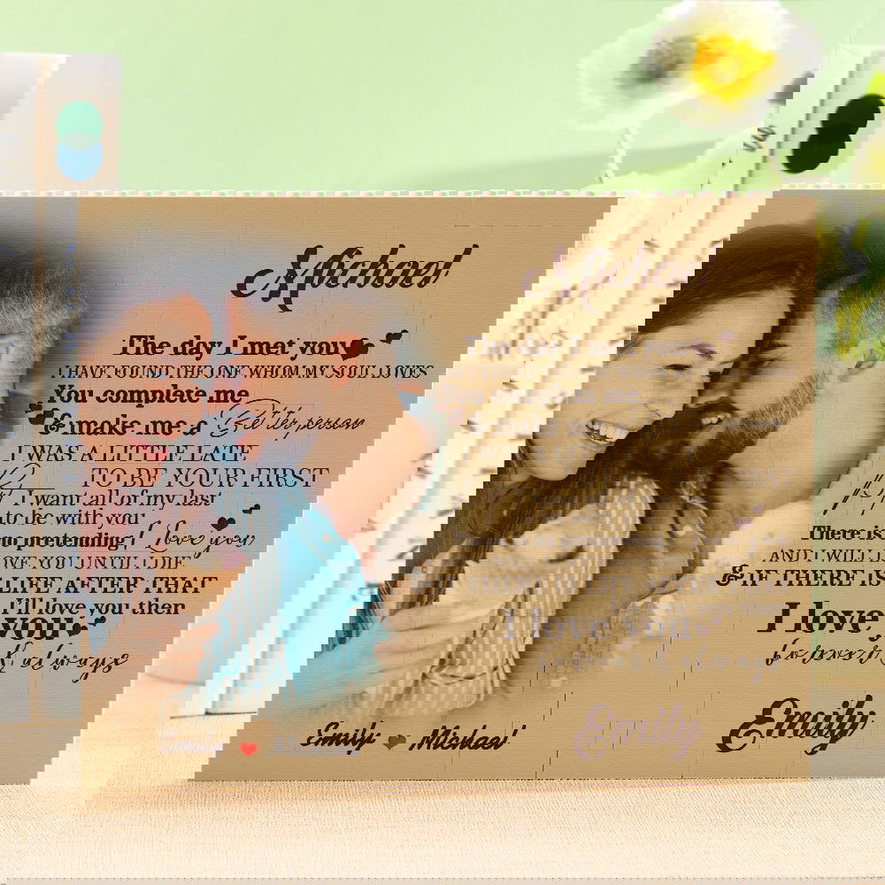 Personalised Photo Building Block Brick You Complete Me - DigiVirt