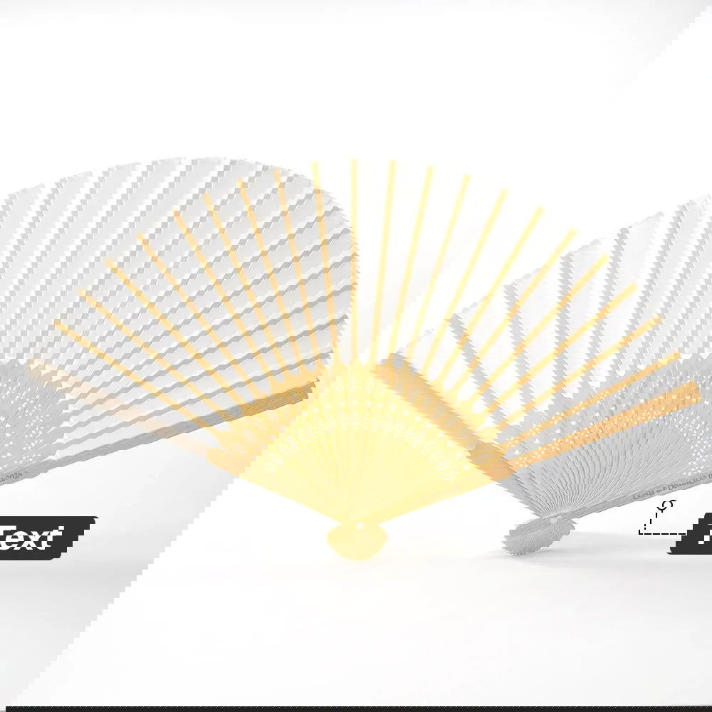 Personalized Bamboo Ribs Fan Wedding Favour Handheld Fan - DigiVirt