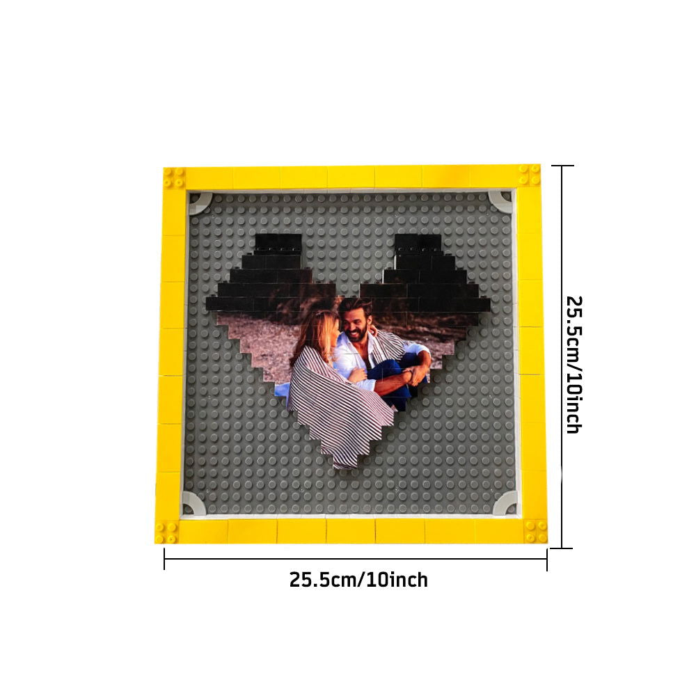 Personalized Building Brick Block Puzzles Picture Frame - DigiVirt
