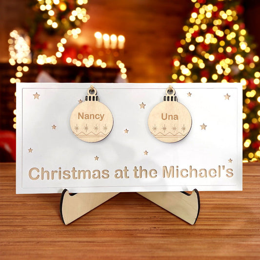 Personalized Christmas Family Sign Gift for Family - DigiVirt