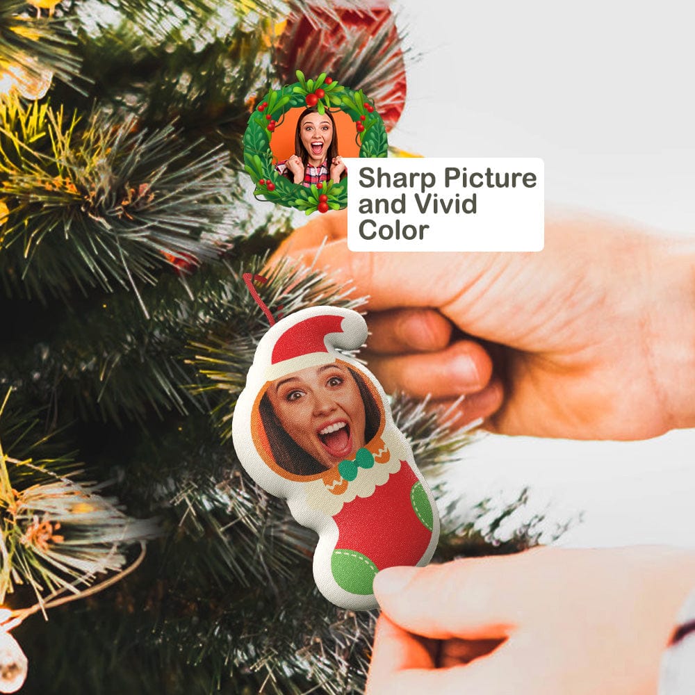 Personalized Christmas Ornament Hanging Doll Christmas Decoration Gift 3 Pcs - DigiVirt